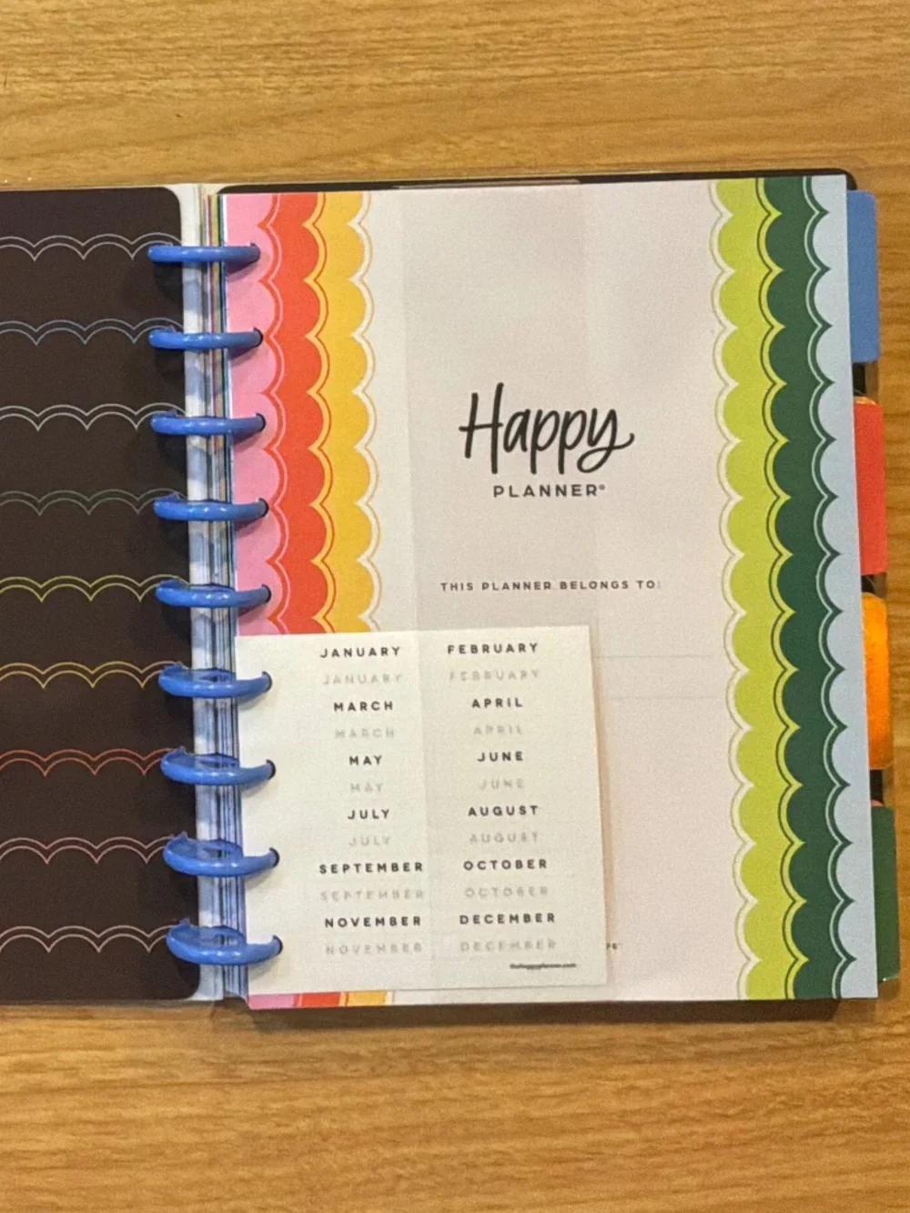 NWT Happy Planner Classic 12-Mo Planner, Agenda 52 Stickers & Gel Pens Bundle